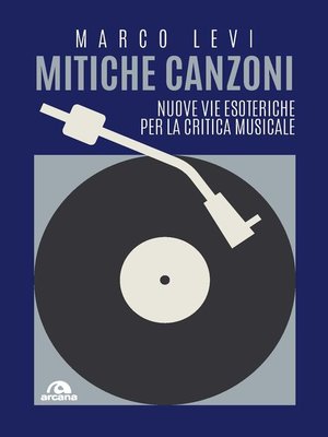 cover image of Mitiche canzoni